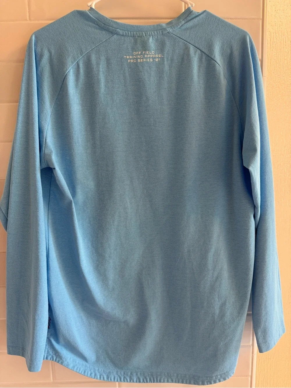 Baseball Lifestyle 101 Diamond Tech Men’s Long-Sleeve Performance Shirt Size M
